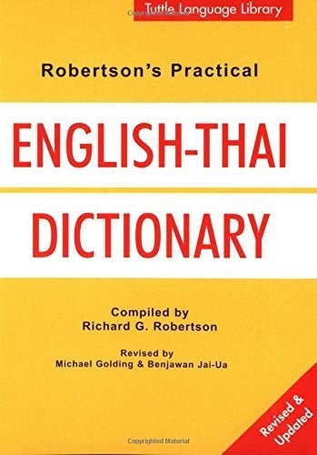 Robertson’s Practical English-Thai Dictionary – paperback Robertson, Richard…