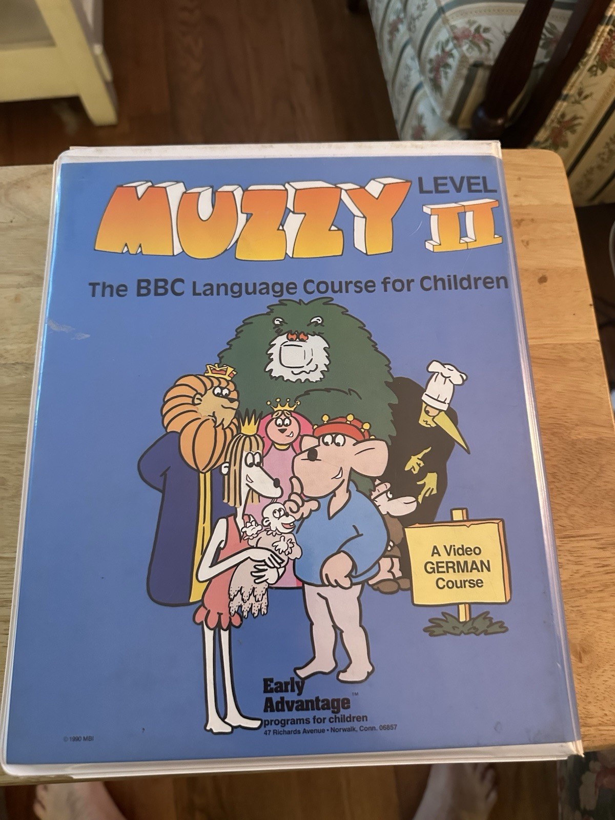 GERMAN Muzzy The BBC Language Course for Children VHS and Cassette Tapes