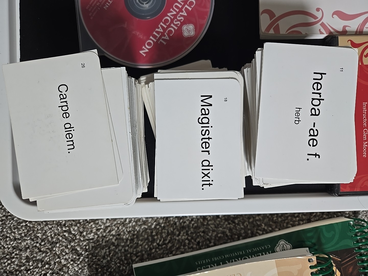 FiRST FORM & 2ND FORM MEMORIA PRESS SET WITH DVDS,CD,CARDS,BOOKS,TESTS,& KEYS