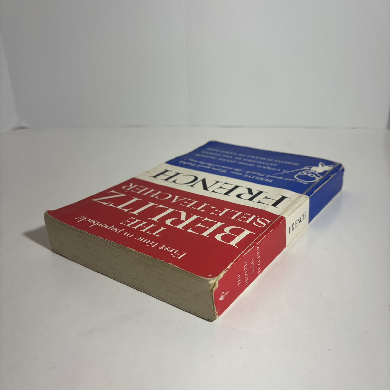 The Berlitz Self-Teacher-French, 1987, 1st TPB Edition. Home Language Study. A9