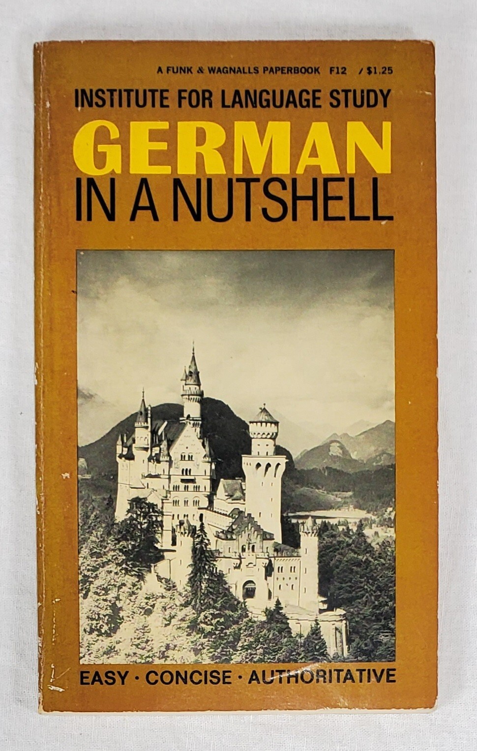 German in a Nutshell by Henry Regensteiner 1958, Vintage Paperback Book