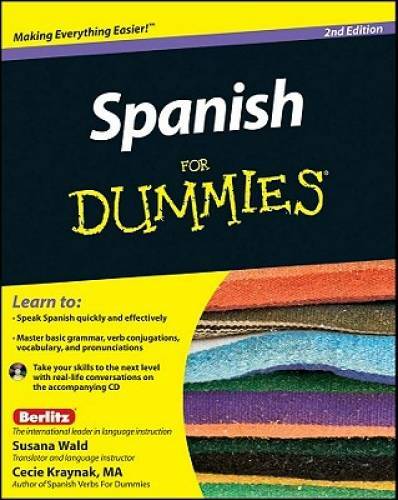 Spanish For Dummies – Paperback By Wald, Susana – GOOD
