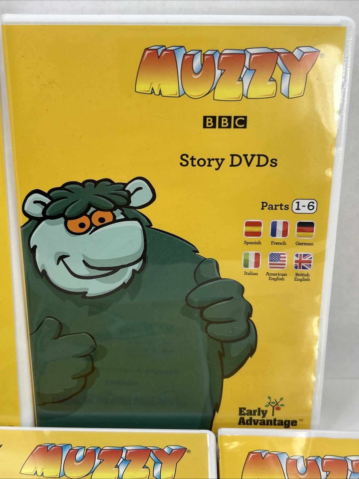 BBC MUZZY Early Level 1 Multilingual Language DVD/CD/CD-Rom Booklet Set