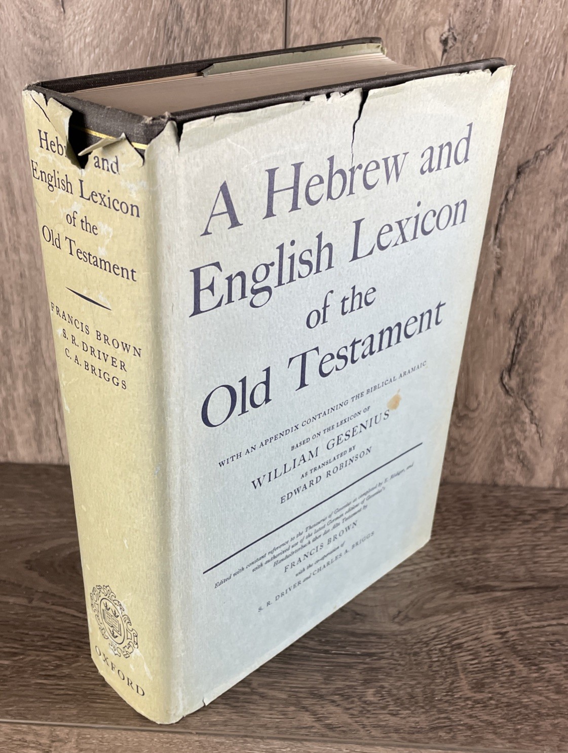 A Hebrew and English Lexicon of the Old Testament by William Gesenius Hardcover