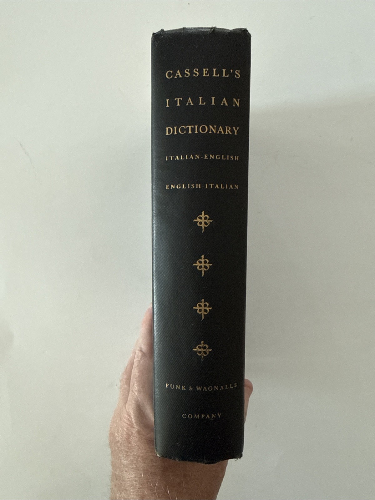 1959 Cassells Italian Dictionary Italian English Funk Wagnalls HC 1st US Edition