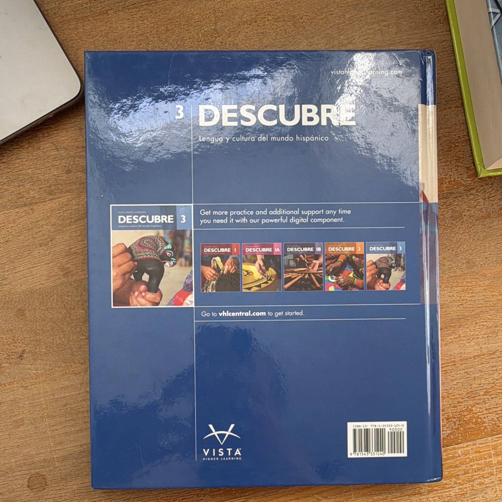 Vista Higher Learning Descubre 3 Level 3 Spanish Language Course 2022