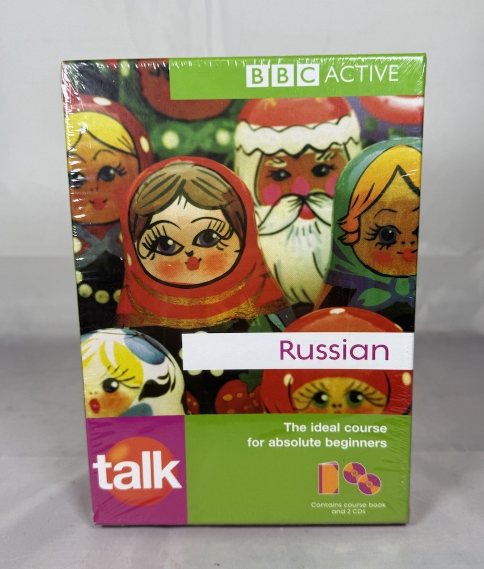BBC Active Talk Russian Course Book & 2 CDs – Course for Beginners (Sealed)