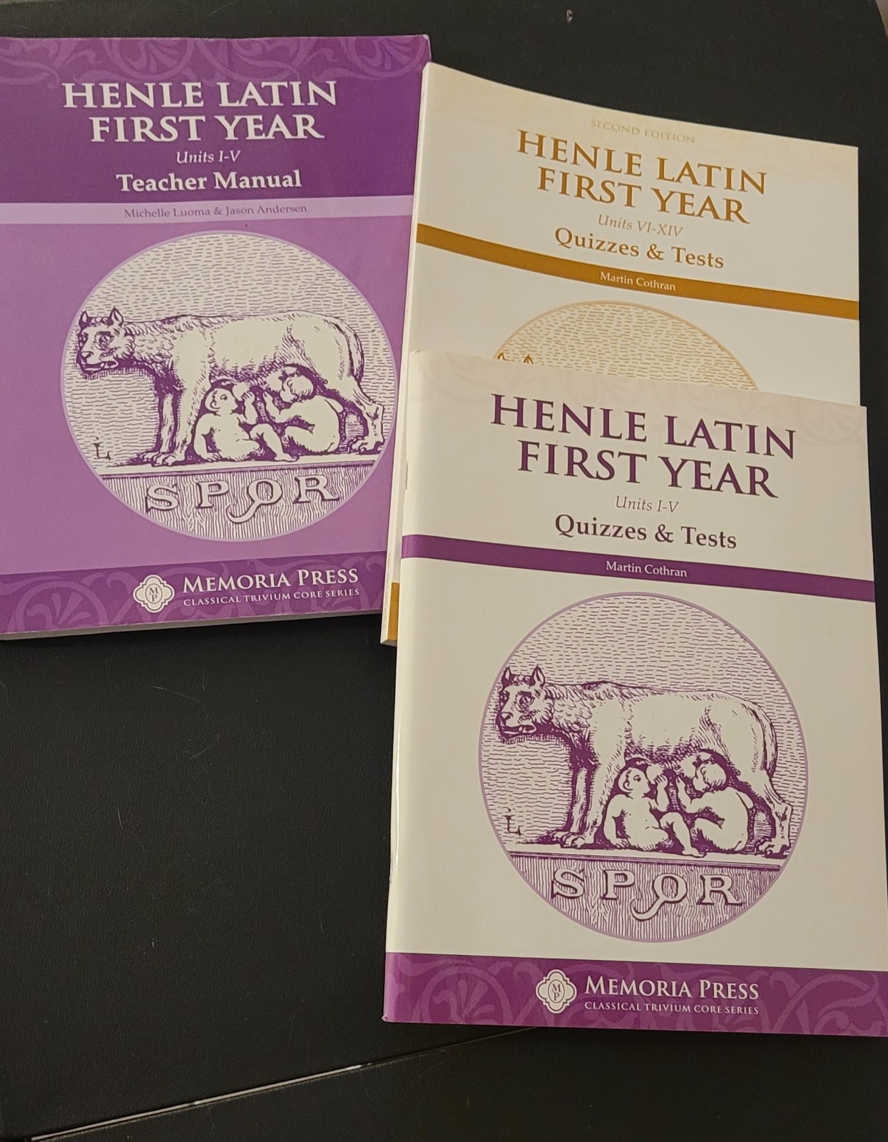 Henle Latin First Year Teacher Manual (I-V), Quizzes & Tests (I-XIV)