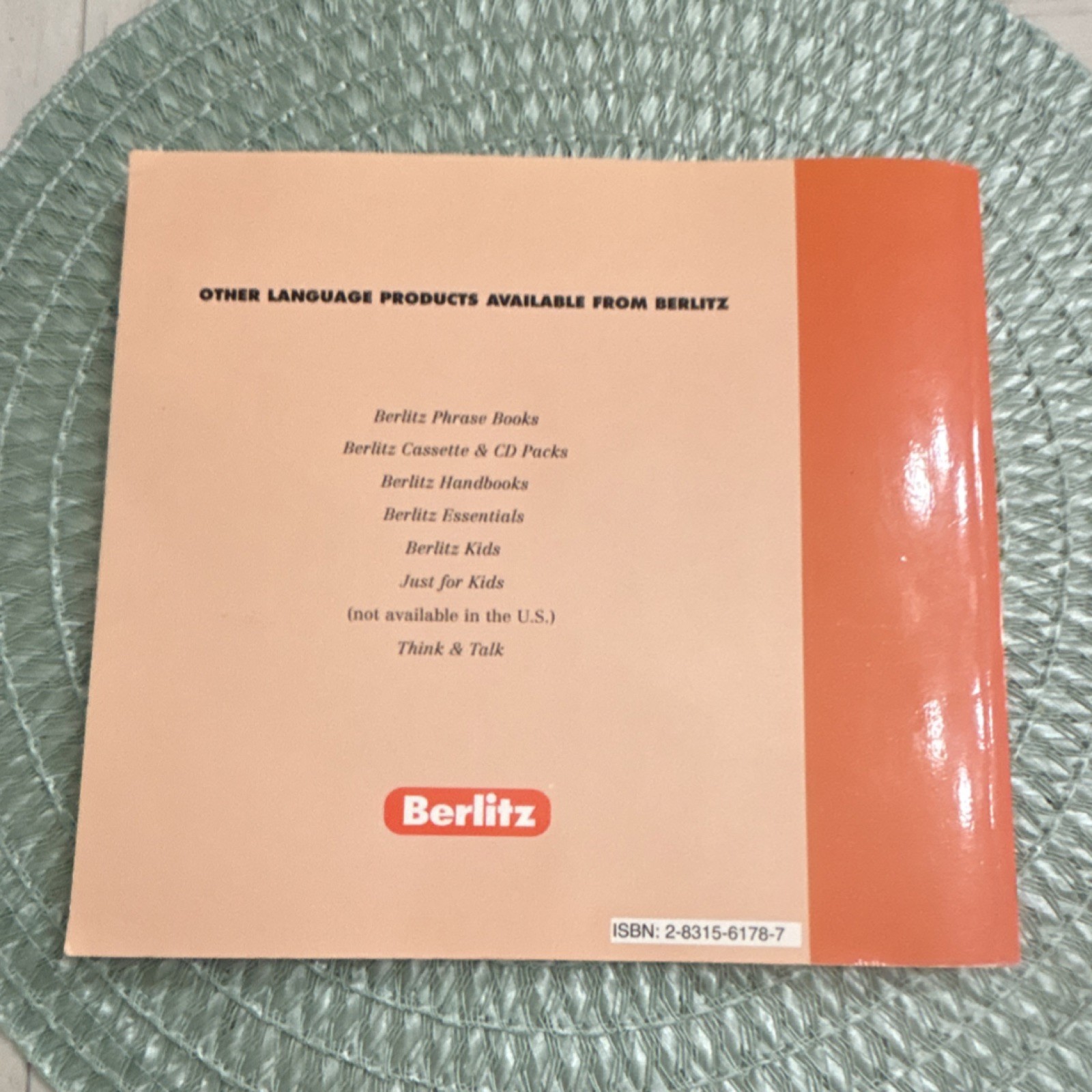 Berlitz Basic Spanish Beginner Language Course Book, English to Spanish (1996)
