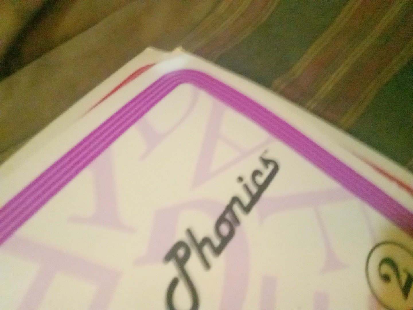 Hooked on Phonics Reading Review Book #2 Replacement 1992 From Classroom 6th Ed.