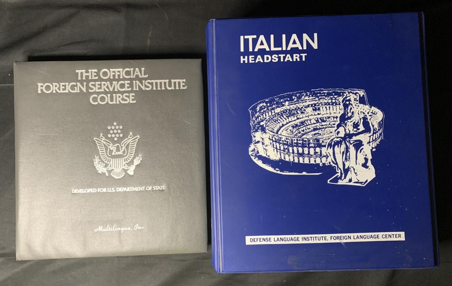 Italian Headstart Defense & Foreign Service Audio Cassettes 1st Edition 1985