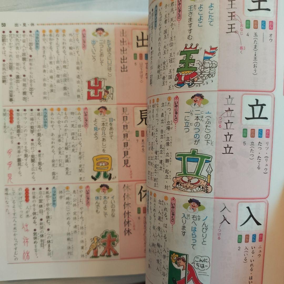 Learn Japanese with Elementary School Freedom Kanji New Dictionary +α