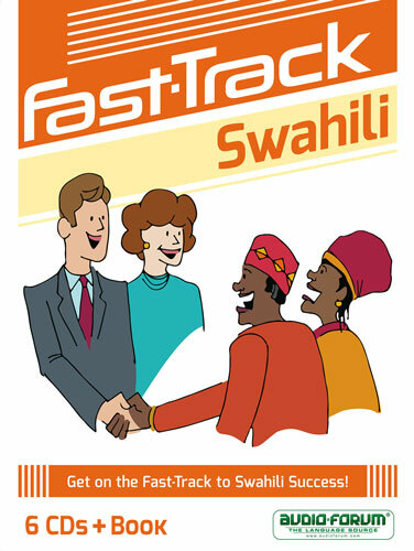 Fast-Track Swahili (6 CDs/Book) by Audio Forum – *NEW in BOX*