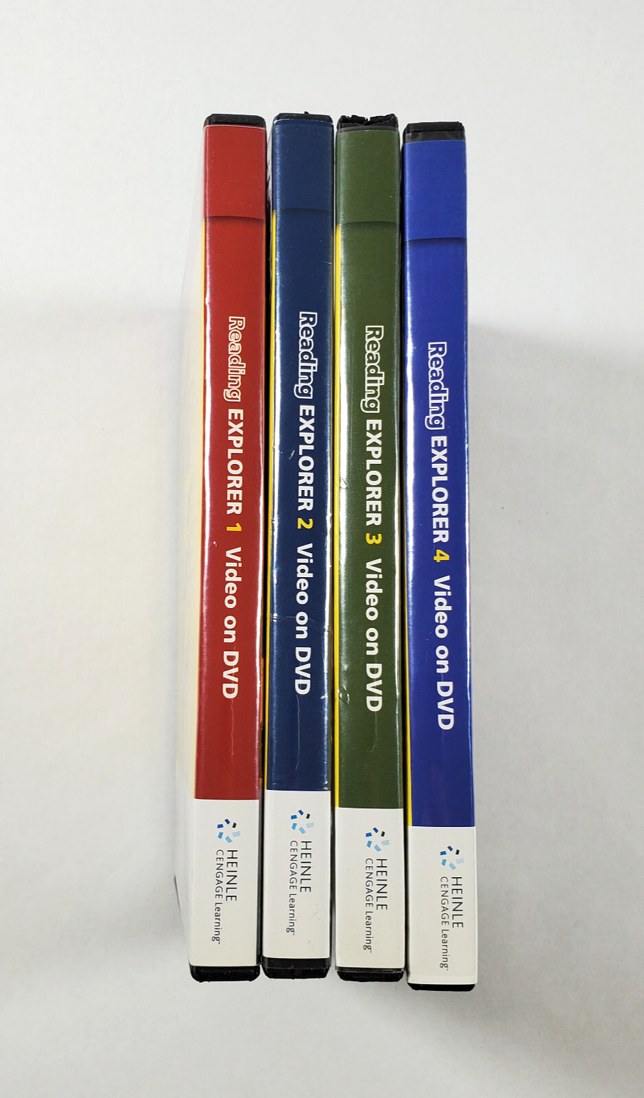 Lot of 4 Reading Explorer Video on DVD Explorer 1-4 Heinle Cengage Homeschooling