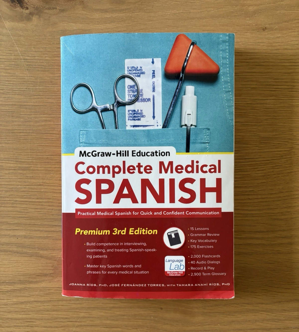 McGraw-Hill Education Complete Medical Spanish Premium 3rd Ed Book 2020