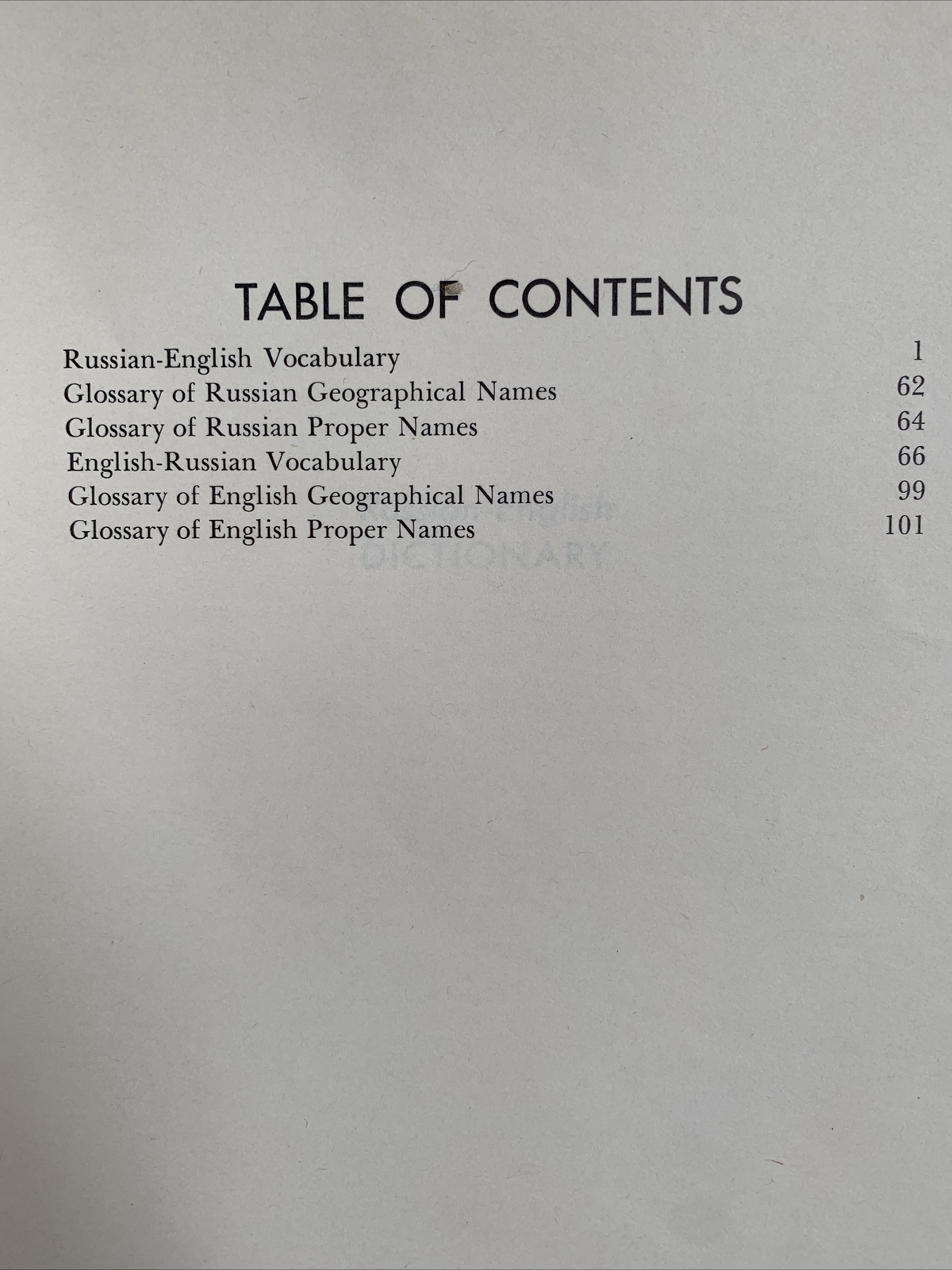Common Usage Dictionary Russian-English English-Russian