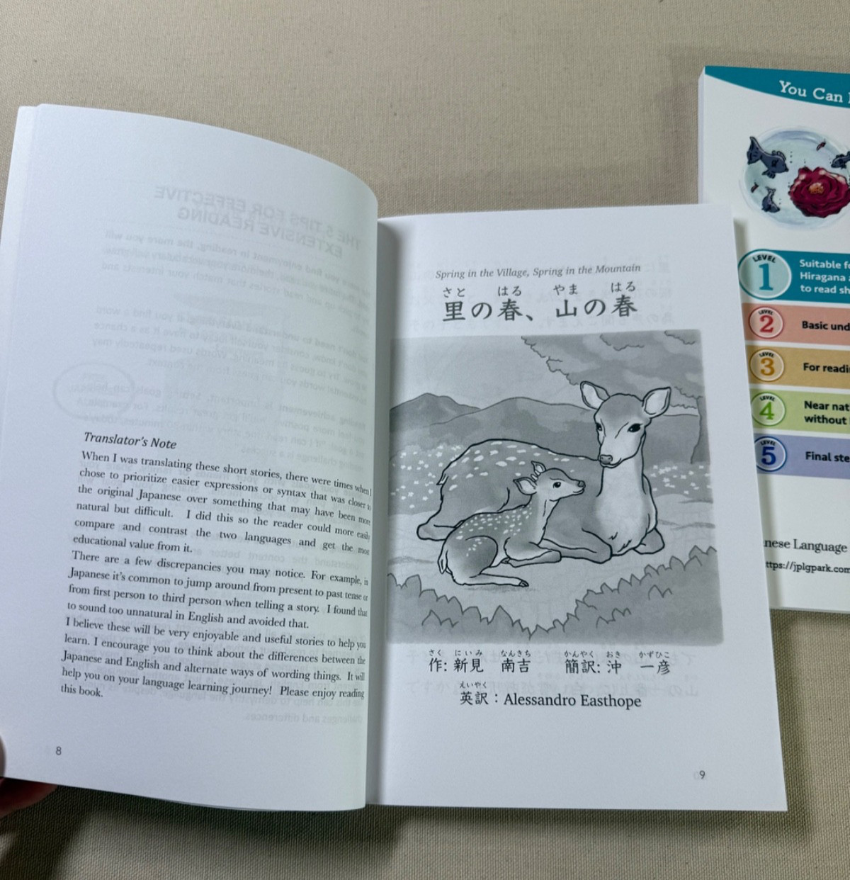 Short Stories for Japanese Learners (Level 1, Volume 1 & Volume 2)