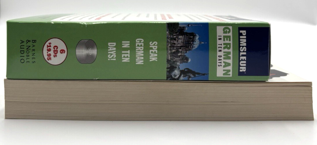 Pimsleur German 10 Days Barnes Noble Audio CD 501 German Verbs PB 3rd Edition