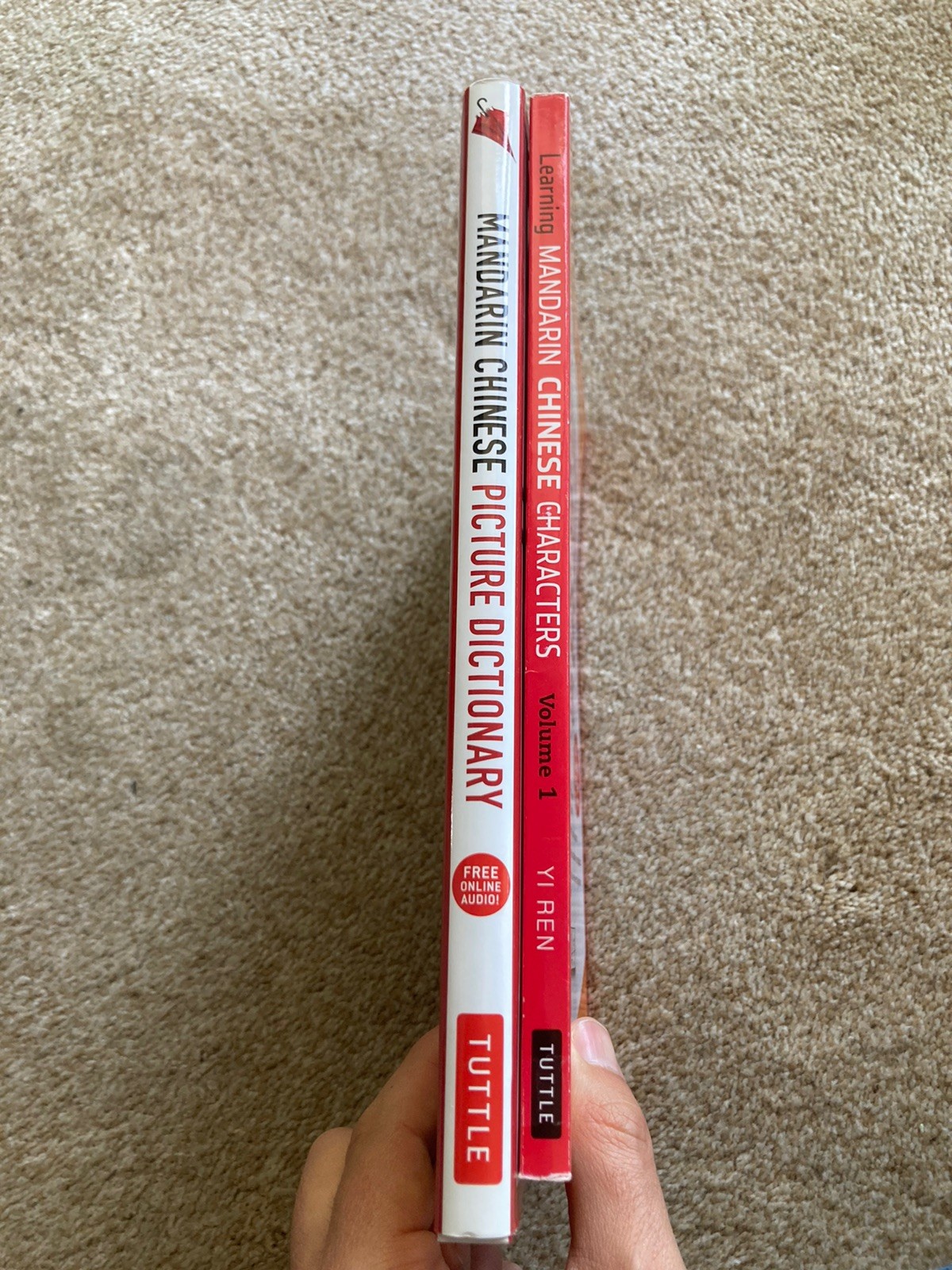 Learning Mandarin Chinese Characters, Volume 1 + Picture Dictionary – Lot of 2