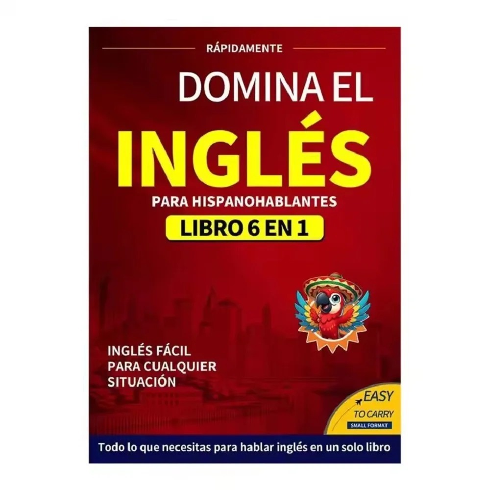 English Books for Beginners 6-in-1 Spanish Edition English Workbook Easy Languag