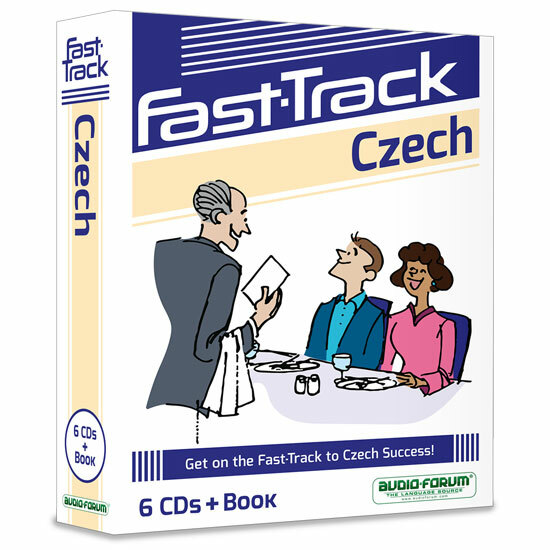 Fast-Track Czech (6 CDs/Book) by Audio Forum – *NEW in BOX*