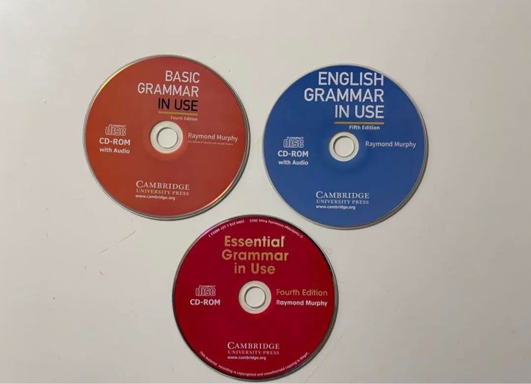 English grammar, Basic Grammar, Essential Grammar In Use. CD-ROM. FREE SHIPPING
