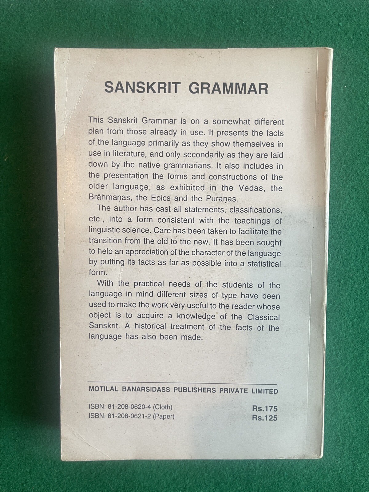 Sanskrit Grammar William Dwight Whitney Language Education