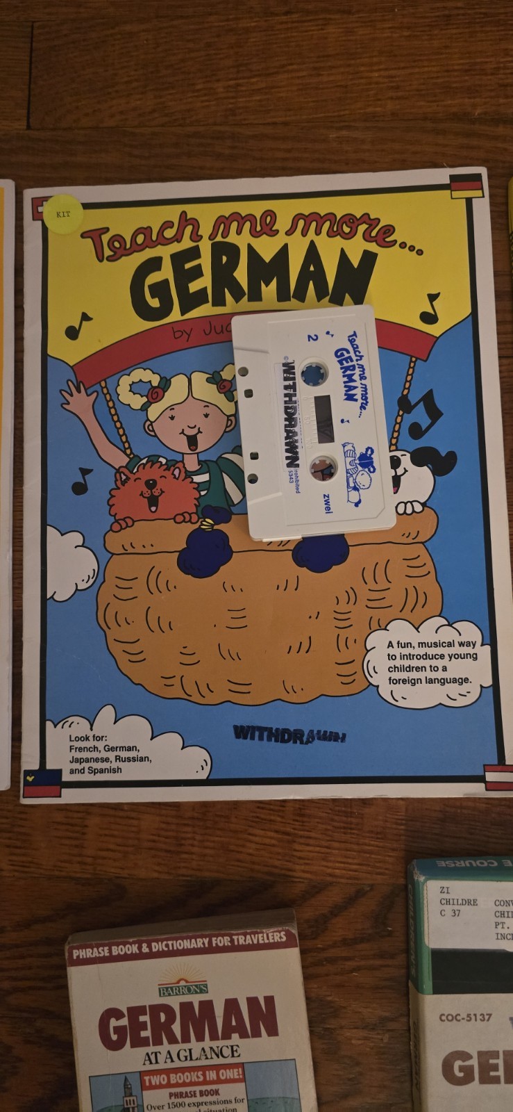 Lot Of German Language Lesson Videos Cassettes And Books. Some From Muzzy!!