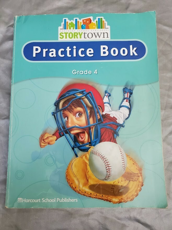 📙📖 StoryTown Student Practice Book Workbook Grade 4