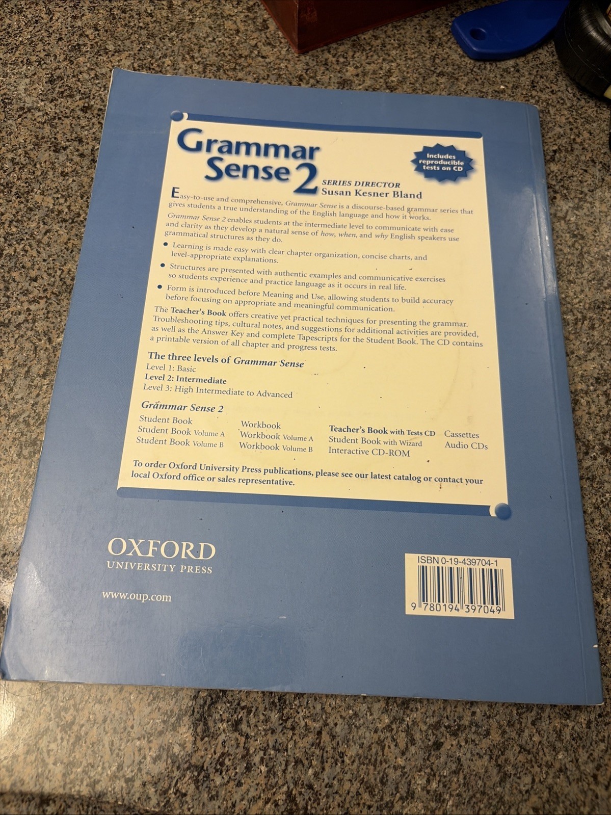 Grammar Sense Ser.: Grammar Sense 2 Teacher’s Book : With Test CD by Susan…
