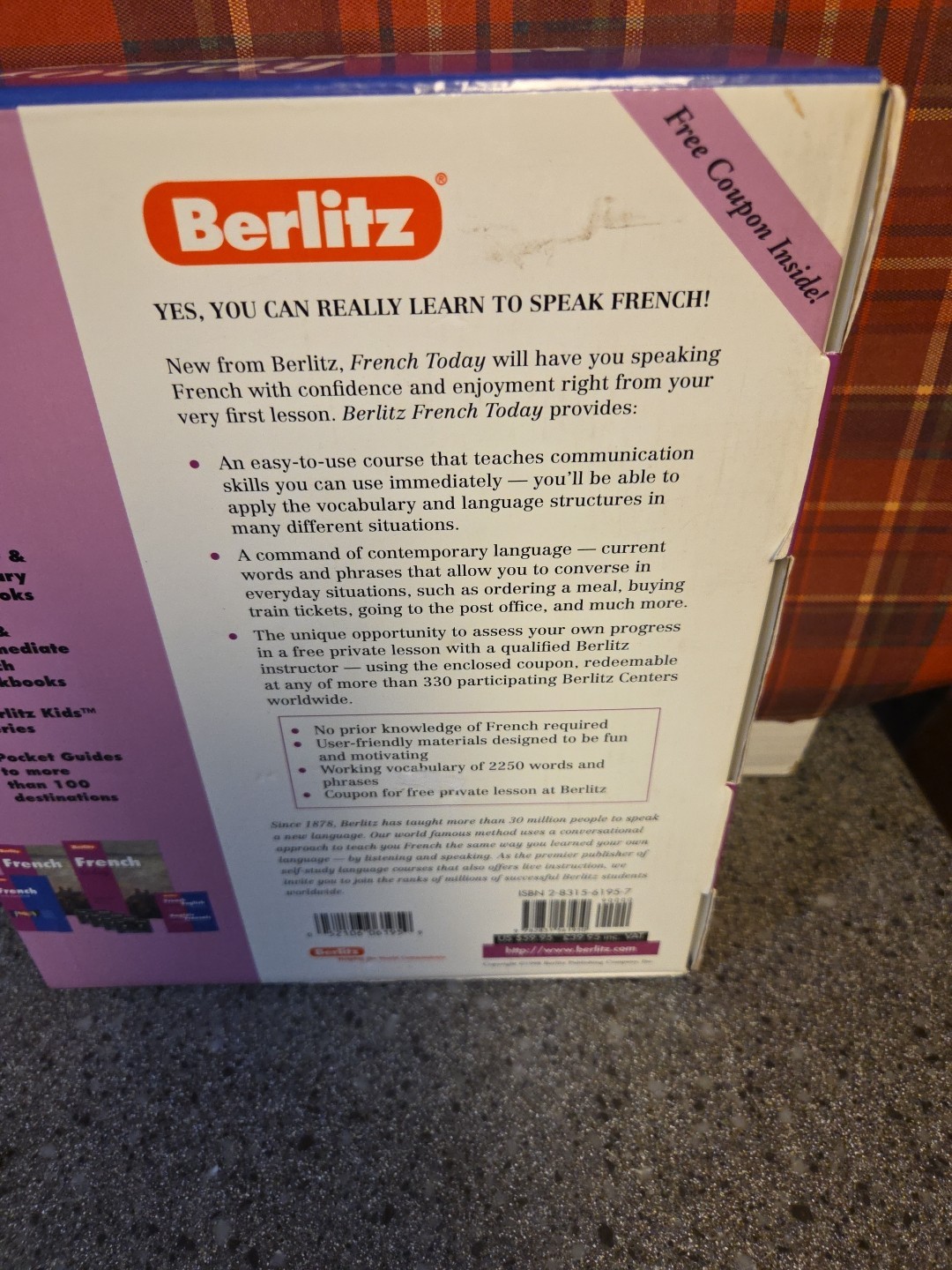 berlitz french today. Gently Used In Great Condition.