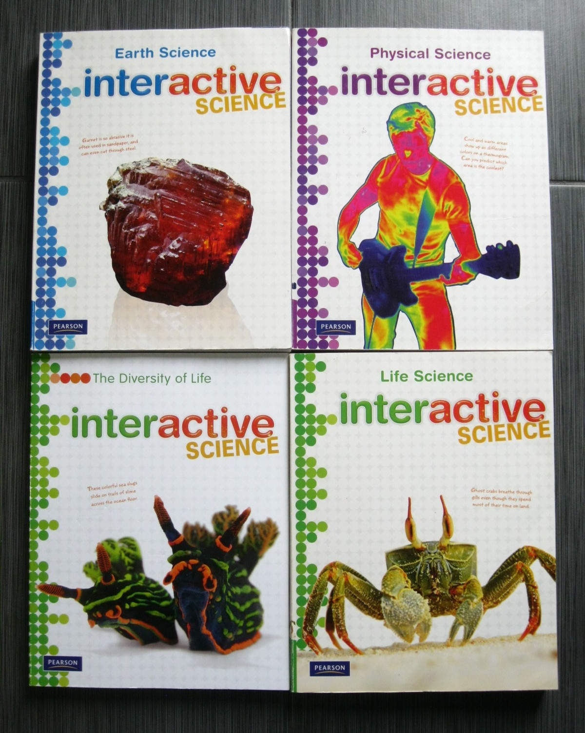 Pearson Interactive Science Online School Work Text Books Earth Life Physical