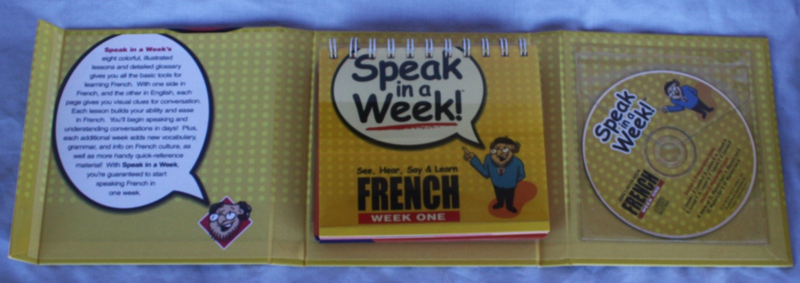 Speak in a Week! FRENCH Complete Four Week Set 4 books, 4 CDs + Bonus Disc!