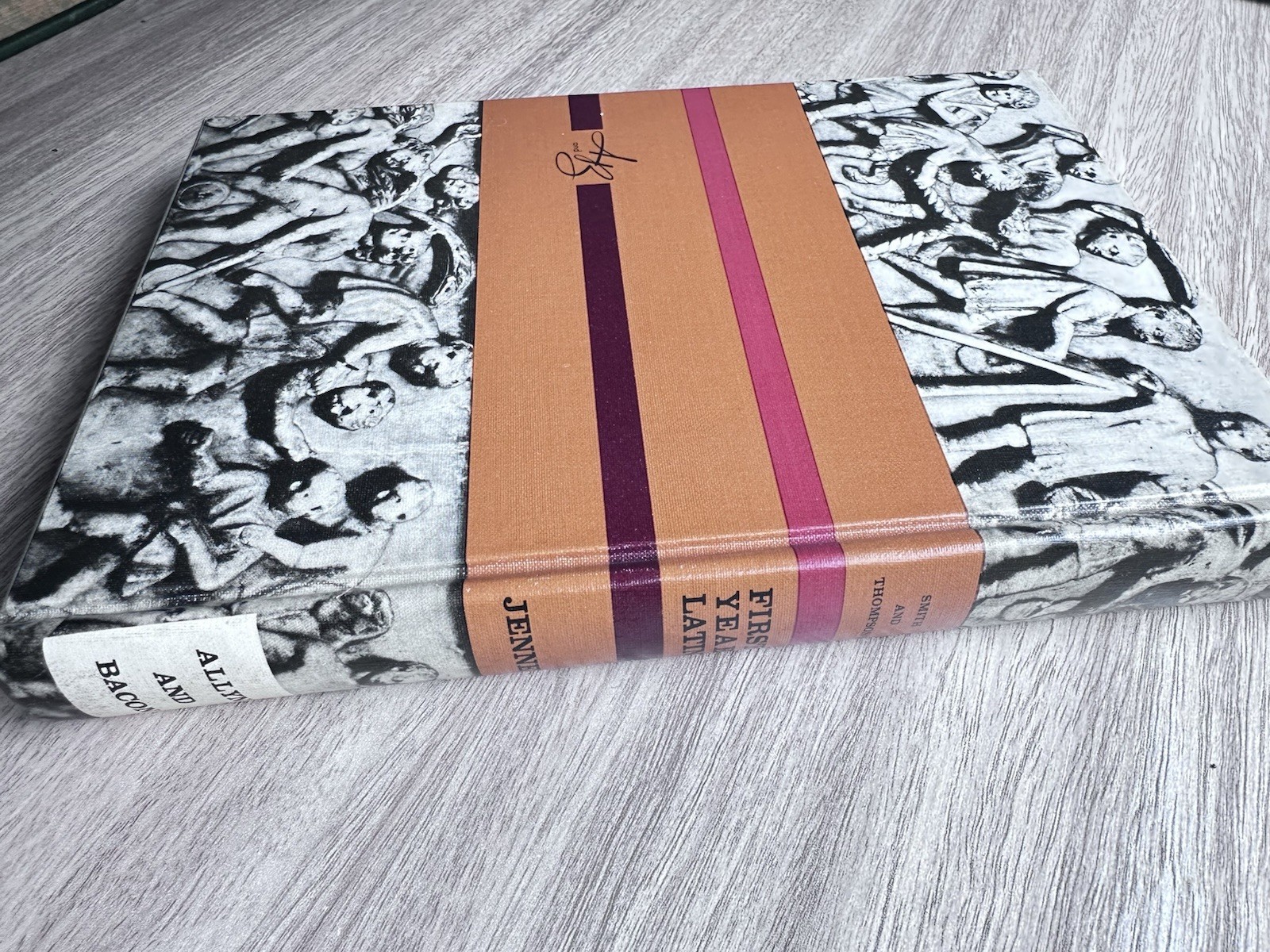 First Year Latin Hardcover Book 1966 Smith & Thompson Charles Jenney Hardcover