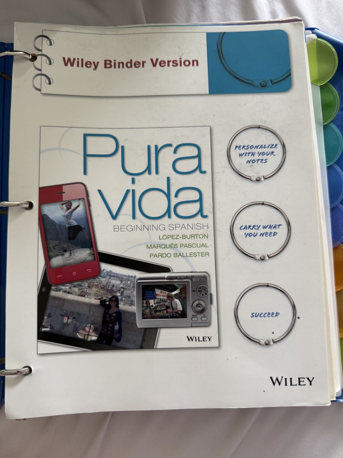 Pura Vida : Beginning Spanish Wiley Binder Version