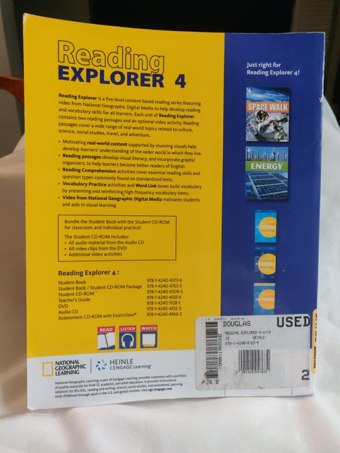 Reading Explorer 4 Heinle Cengage Learning by Paul Maclntyre