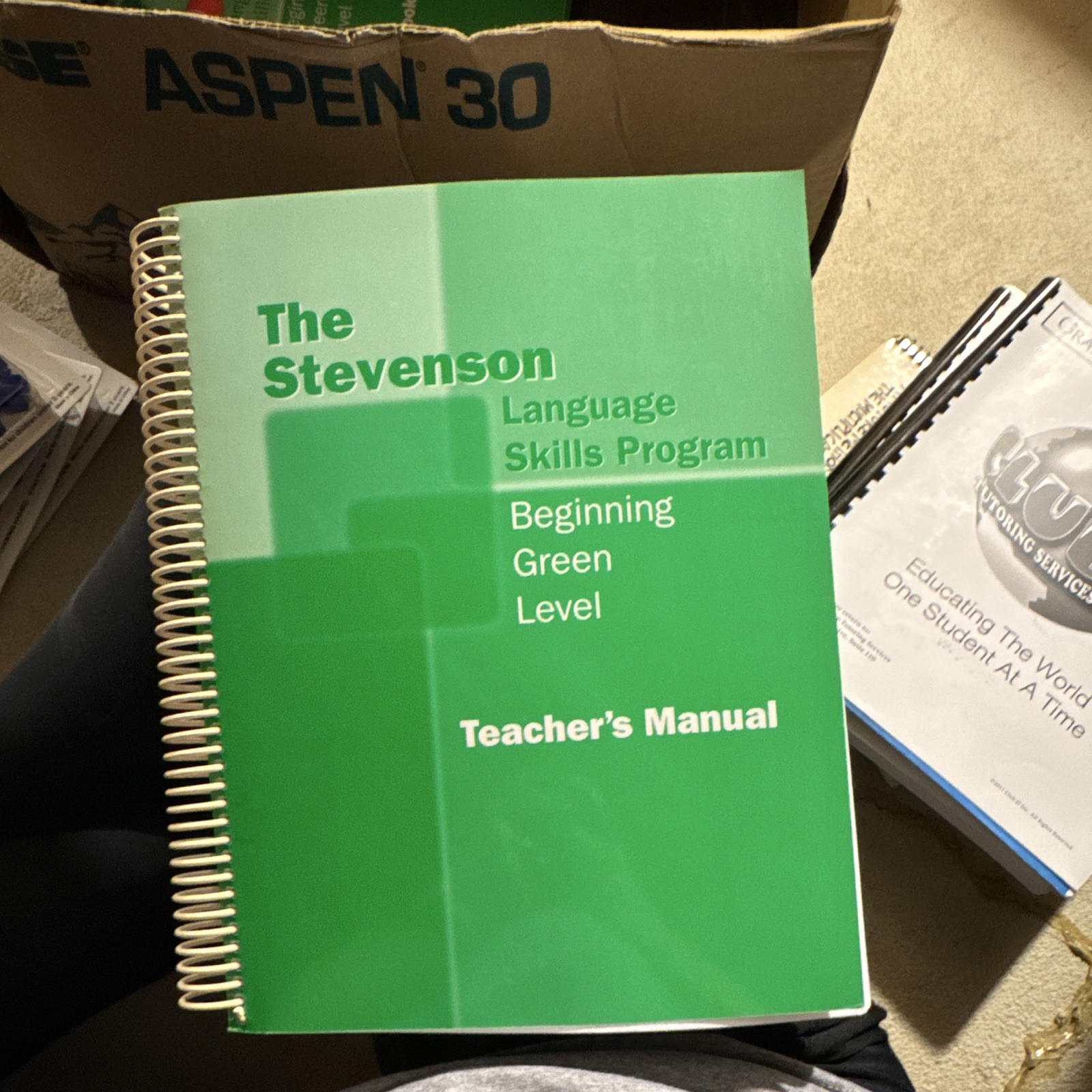 Stevenson Language Skills Program Beginning Teaching Cards Workbooks