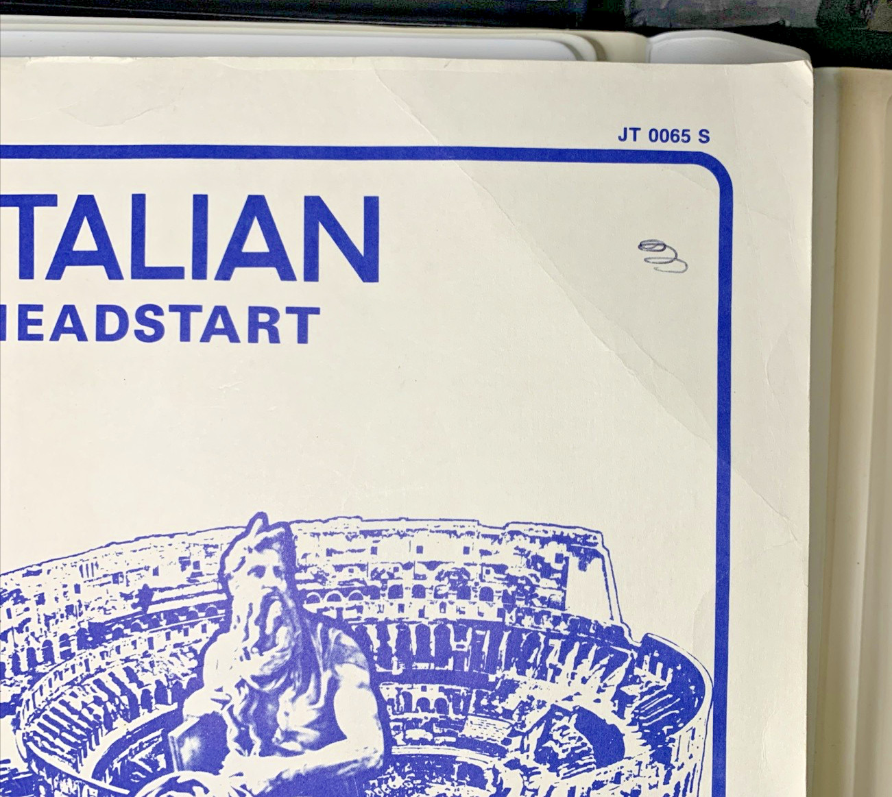 Italian Headstart Defense & Foreign Service Audio Cassettes 1st Edition 1985