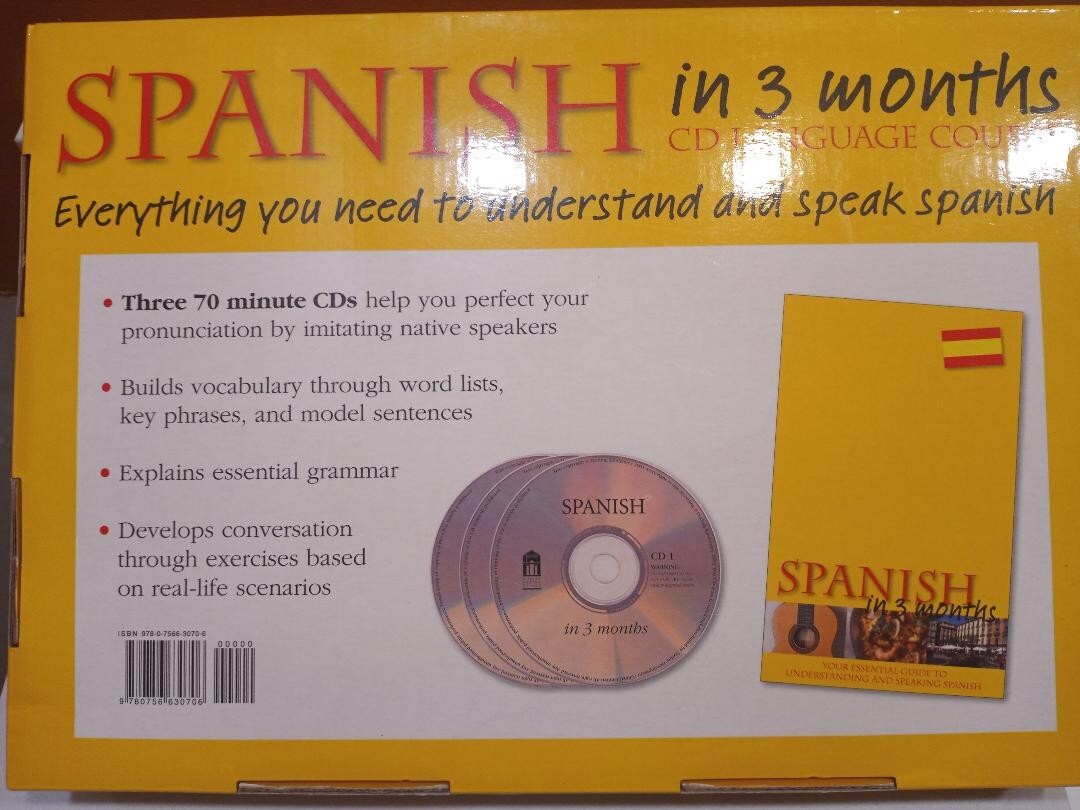Learn Spanish In 3 Months/CD Language Course( Covent Garden Books/Sterling 776)!
