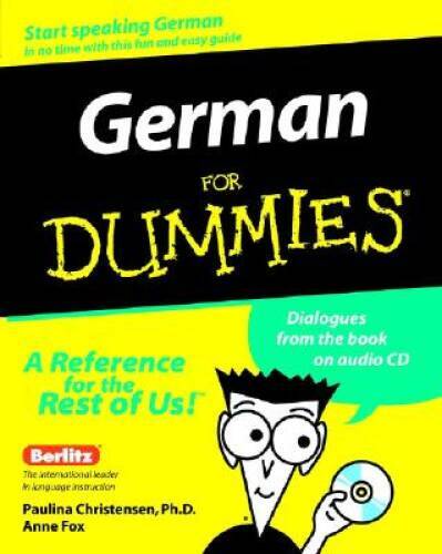 German For Dummies – Paperback By Christensen, Paulina – GOOD