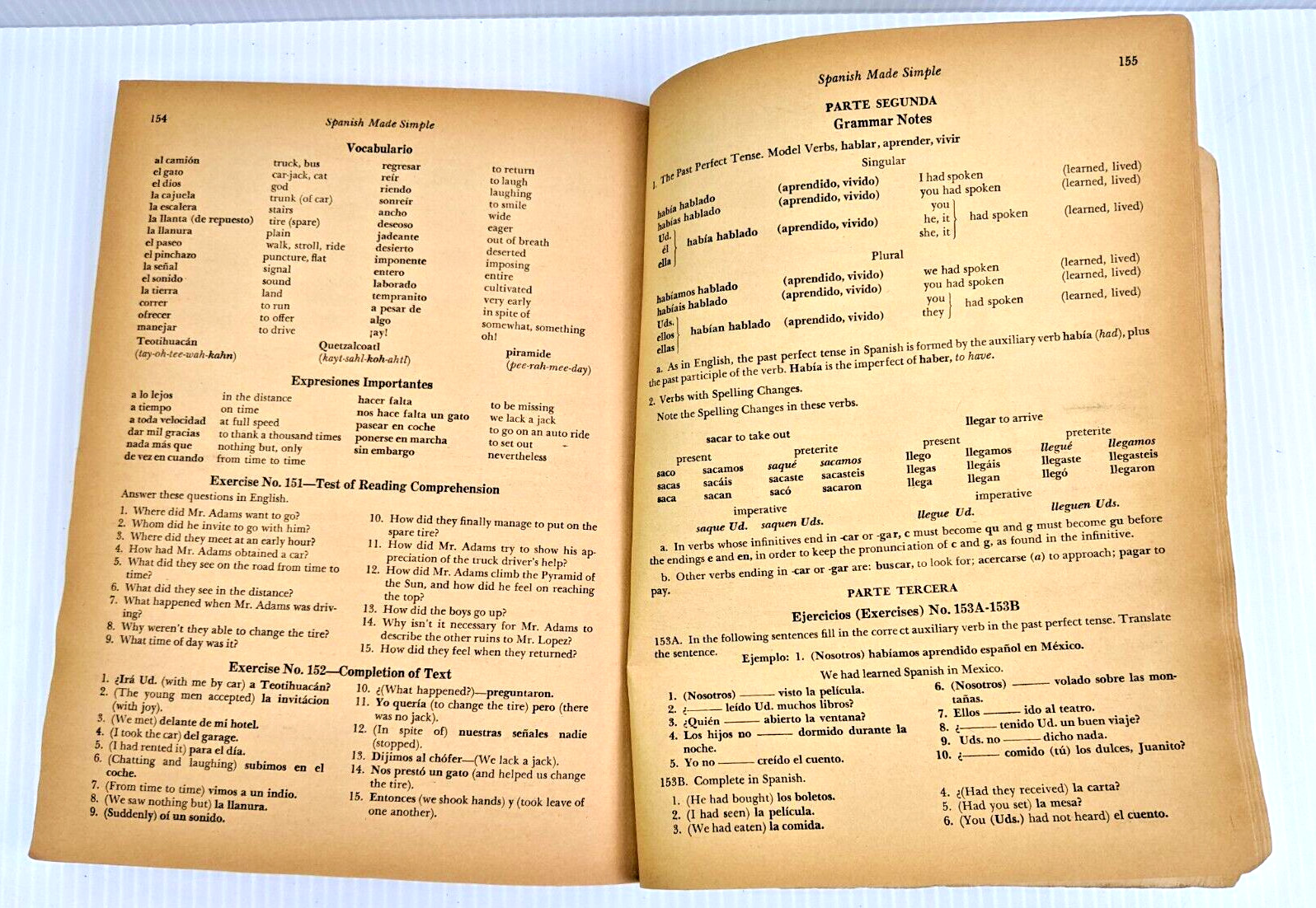 SPANISH Made Simple by Eugene Jackson 1958 Vintage Edition
