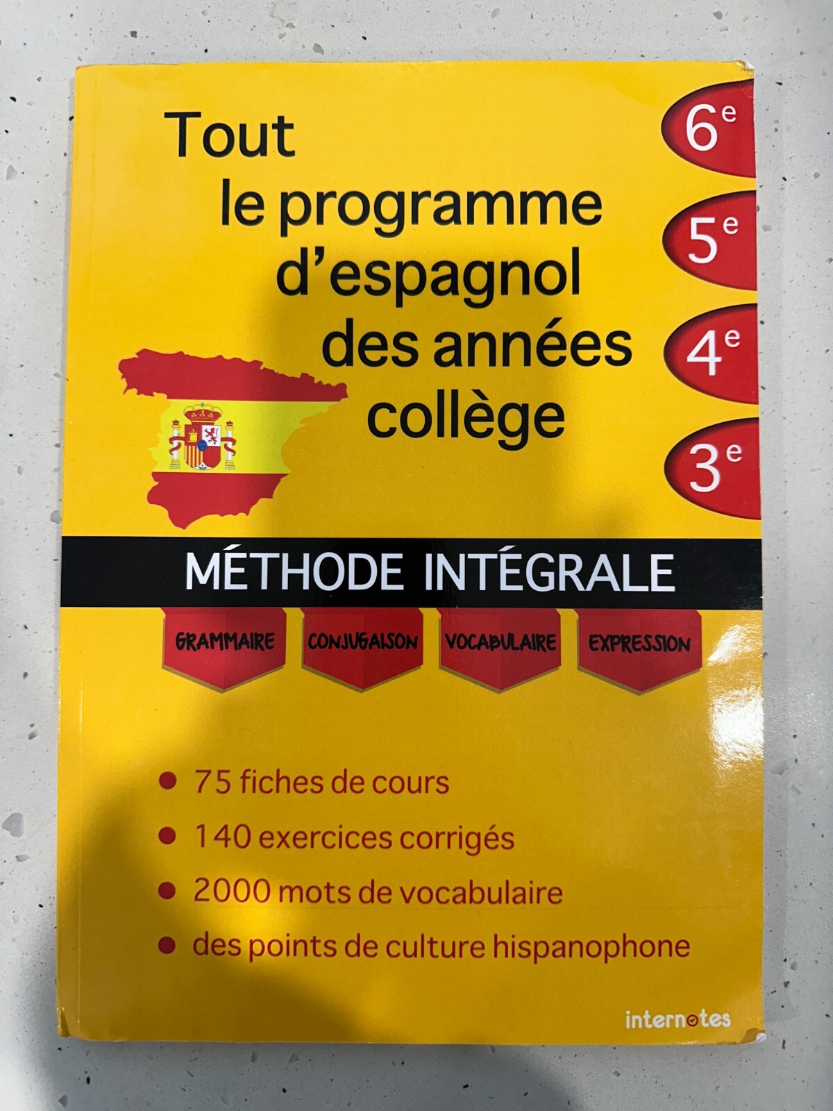 The entire Spanish program for middle school years (for French Speakers) NEW