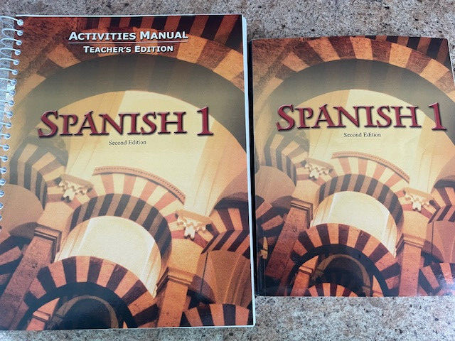 BJU Press – Spanish 1 Textbook and Activities Teachers Manual