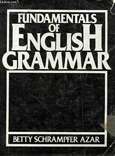 Fundamentals of English – Paperback, by Betty Schrampfer Azar – Acceptable