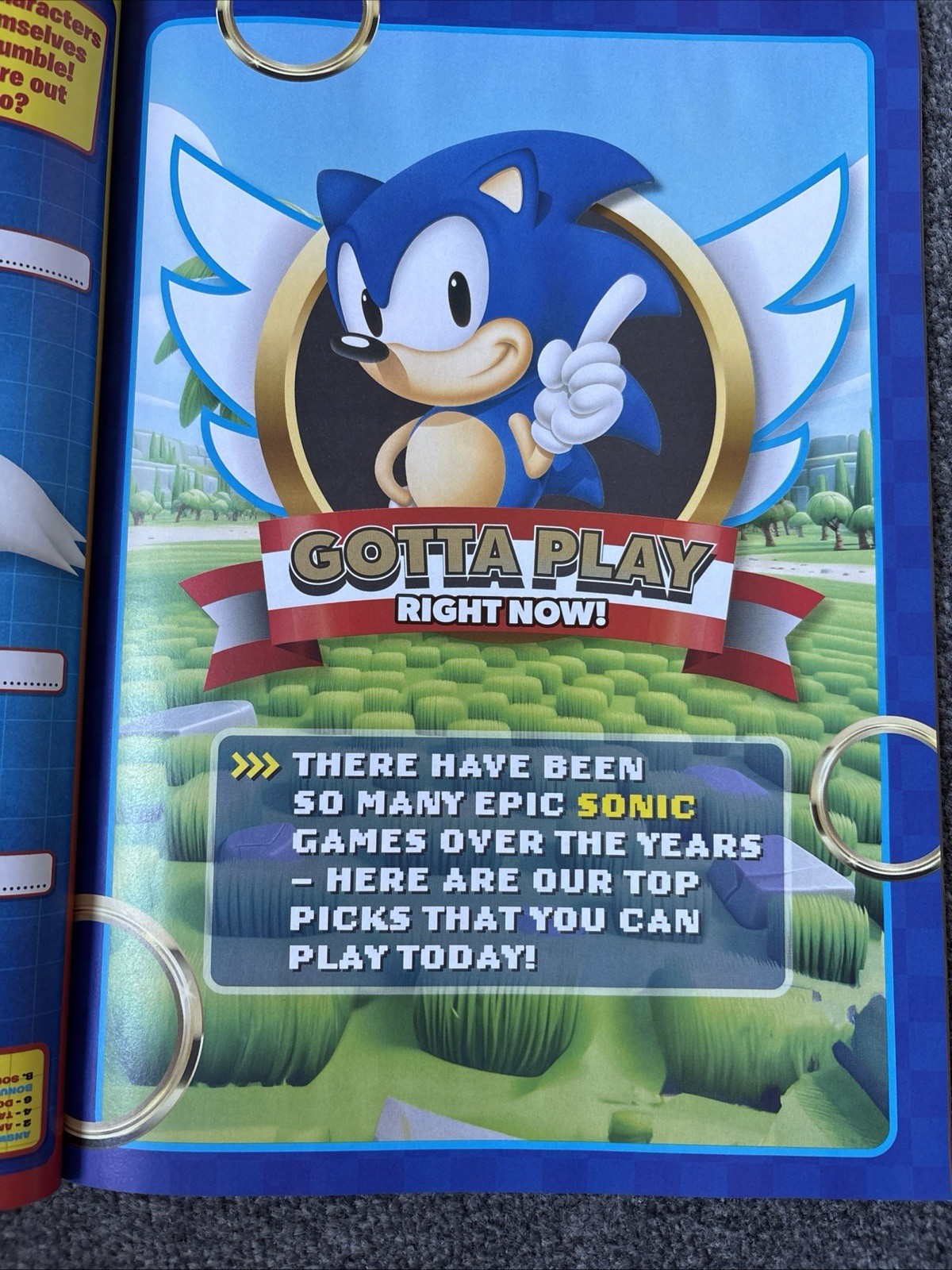 110% Gaming Presents The Big Book Of Sonic All Your Favourite Games Inside