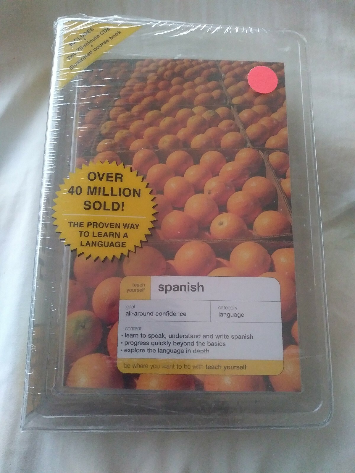 Teach Yourself Spanish Complete Audio CD Program Includes Two 60 Minute CDs New!
