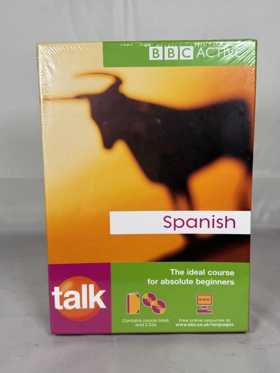 BBC Active Talk Spanish Course Book & 2 CDs – Course for Beginners (Sealed)