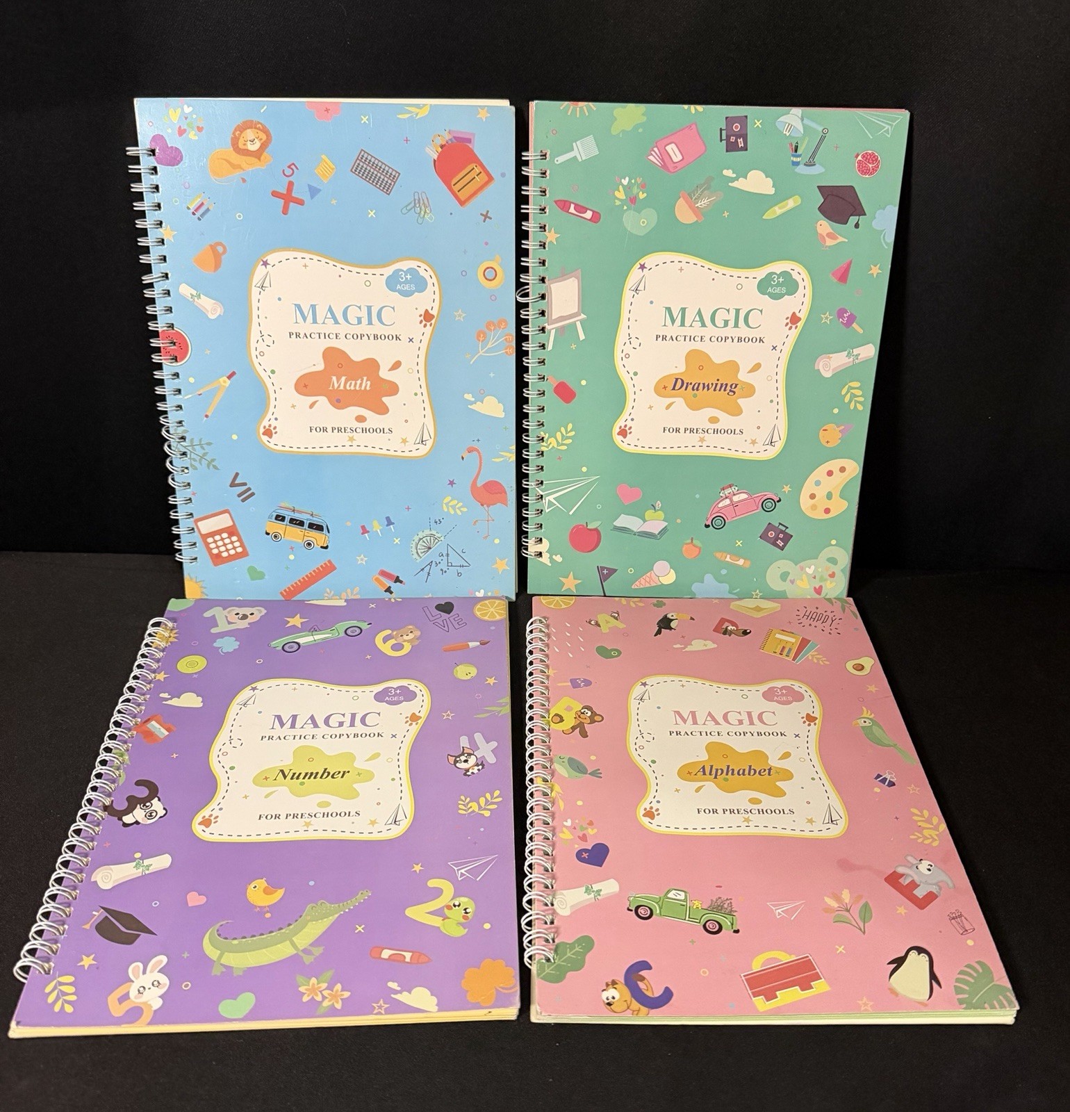 Magic Practice Copybook For Preschool Grooved Writing Practice – BOOKS ONLY!