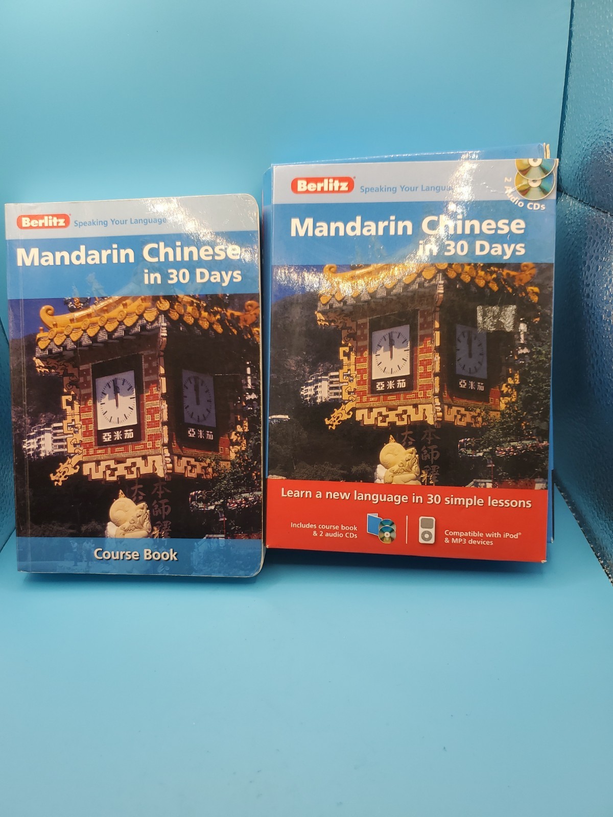 Berlitz Language: Mandarin Chinese in 30 Days Paperback Book Berlitz 2 DISCS