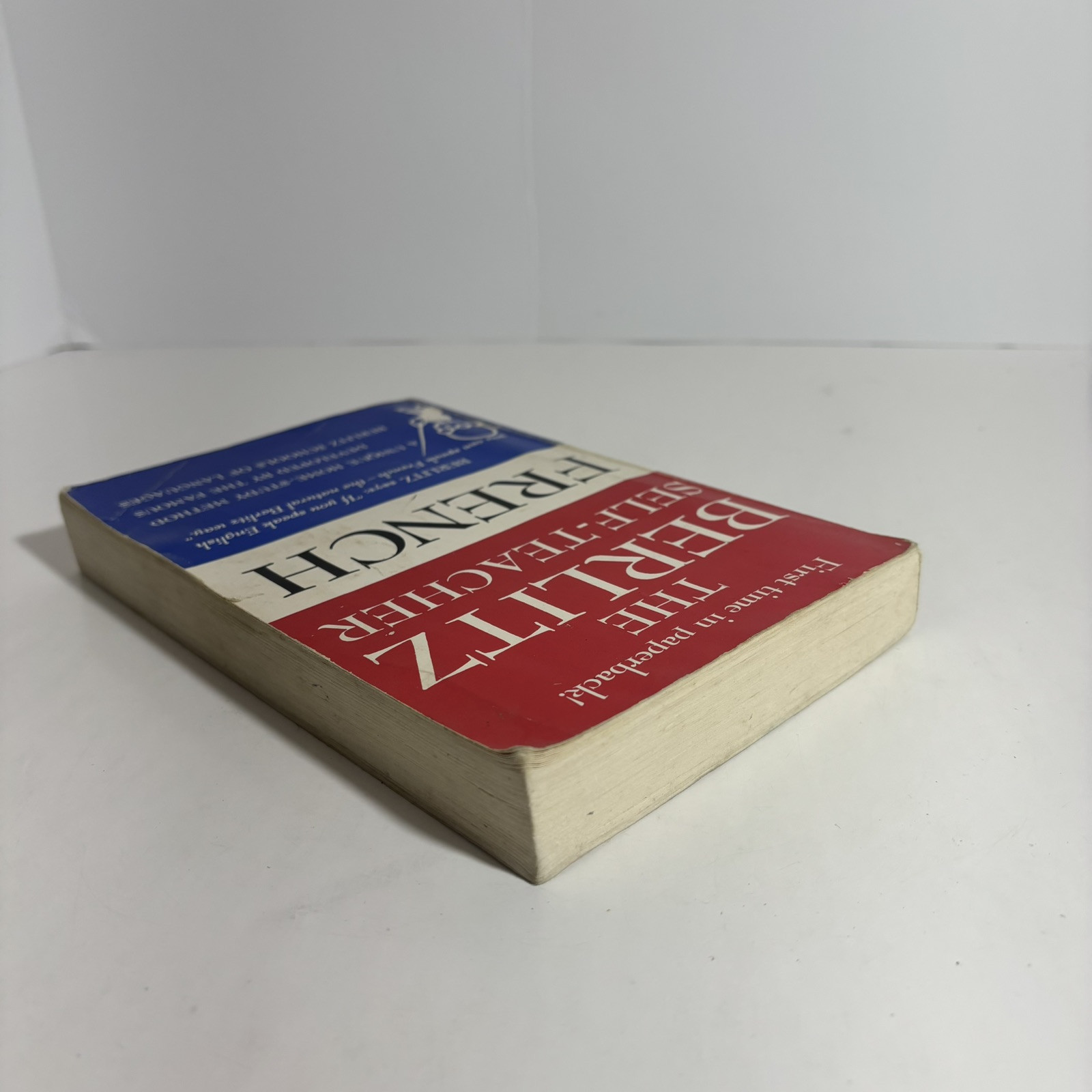 The Berlitz Self-Teacher-French, 1987, 1st TPB Edition. Home Language Study. A9